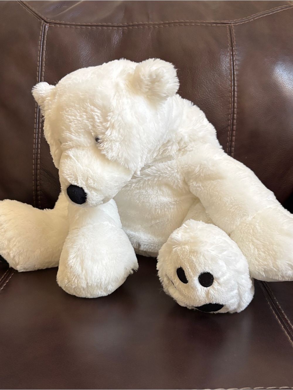 2015 Geoffrey Toys R Us Floppy White Polar Bear Plush Stuffed Animal